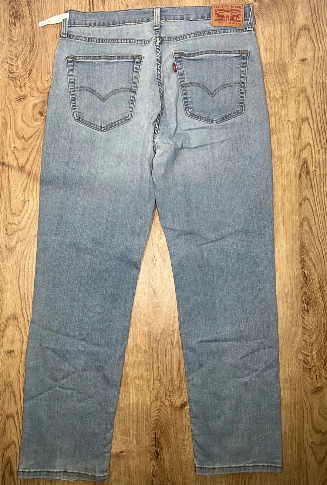 Jean Levi's 541 W36 L32 Athletic Taper Délavé Clair  Lvh 182 – photo 5